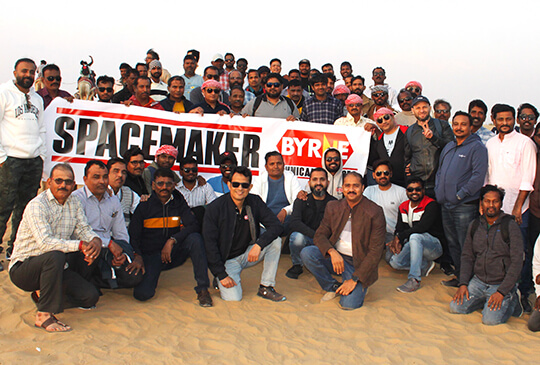 Spacemaker (UAE) Employees Celebrate Achievements with Desert Safari Adventure Byrne Technical