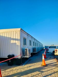 Containerized Office Building Completed in Mozambique | Byrne Technical Services (KSA) and Spacemaker (UAE)